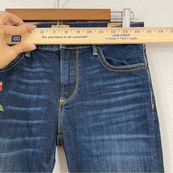 Driftwood Classic Fit Kelly Floral Embroidered Bootcut Jeans size 26 - Picture 5 of 10